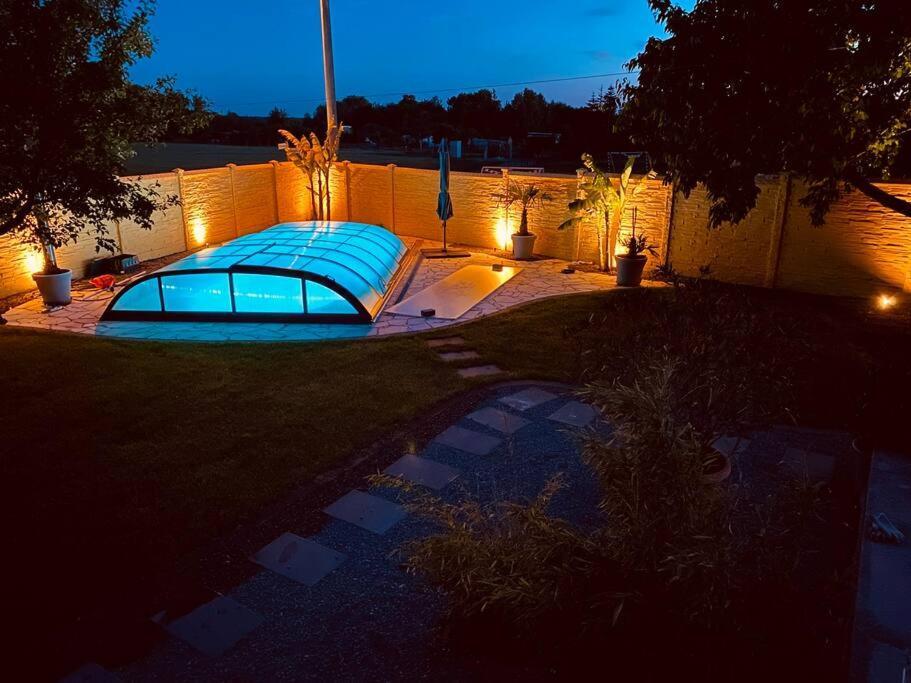 Pool, Sauna Und Blick Ins Gruene Wittenberg Экстерьер фото